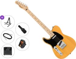 Squier Affinity Series Telecaster LH MN BPG Premium SET Butterscotch Blonde Chitară electrică