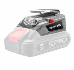Graphite 18V Li-lon Energy+ Rechargeable Flashlight with USB Output 58G025