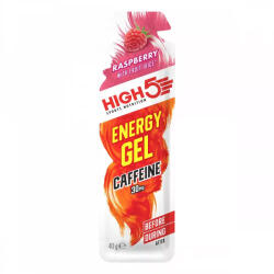 High5 Energy Gel Caffeine energia zselé Raspberry (málna ízesítésű) 40 g (50558780)