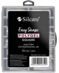 Silcare Silcare_dual moulds for acrylogel Clear Square 100pcs