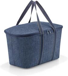 Reisenthel COOLERBAG sötétkék halszálka mintás , kosárba is tehető hűtőtáska UH4113