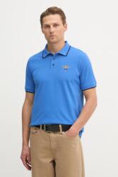 Aeronautica Militare póló férfi pamut - kék M - answear - 24 990 Ft