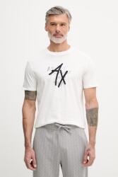 Giorgio Armani férfi pamut póló - fehér XXL - answear - 21 990 Ft