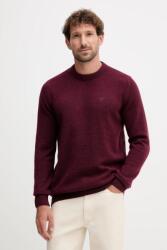 Barbour gyapjú pulóver - burgundia S