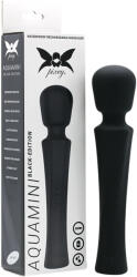 Pixey Aquamini - mini vibrator tip baghetă (negru) (8720246445466) Vibrator