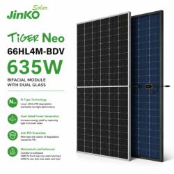 Jinko Solar Panou Fotovoltaic Jinko 635W Tiger Neo 635W Bifacial TOPCon N-Type Double Glass - JKM635N-66HL4M-BDV (JKM635N-66HL4M-BDV)