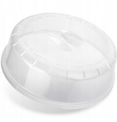 Excellent Houseware Mikrohullámú Sütő Fedél 24 CM Átlátszó, Lyukakkal És Fogantyúval (4900773035727)