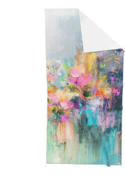 Takoy Panou pentru coaserea unui prosop de baie cu uscare rapidă 80x160 flori abstracte 3