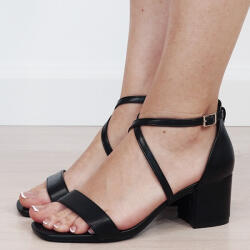 SOFILINE Sandale negre elegante cu toc mic 6892 M12 (6892BLACK-38)
