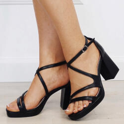 SOFILINE Sandale elegante negre cu platforma 3263 M12 (3263BLACK-39)
