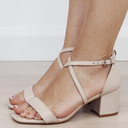 SOFILINE Sandale bej elegante cu toc mic 6892 M12 (6892BEIGE-38)