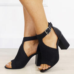 SOFILINE Sandale negre elegante cu design impletit 8753 M12 (8753BLACK-39)