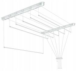 Sepio Erga, mennyezeti ruhaszárító akasztó 6x100 cm, fehér, ERG-SEP-10SUSSUF6 (10SUSSUF6PP10) Ruhaszárító
