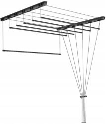 Sepio Erga, mennyezeti ruhaszárító állvány 6x80 cm, fekete, ERG-SEP-10SUSSU6P (10SUSSU6PCZ80) Ruhaszárító