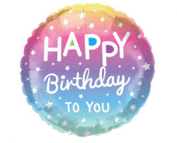 GoDan Szülinapi lufi 18" 45cm Happy Birthday (LUFI408932)