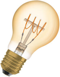 OSRAM A60 Vintage E27 LED izzó 4, 8 W = 35 W 400 lm 2200 K Meleg 320° Borostyánszínű, szabályozható izzószálas Vintage 1906 Osram (4099854606908)