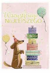 Henry B6 Füzet/Naptár "Jamnik z prezentami" (Kutyás, ajándékos)