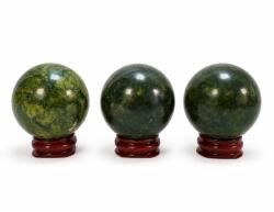  Sfera Jad Natural 57-58x57-58 mm piesa pentru decor colectie 1 Buc