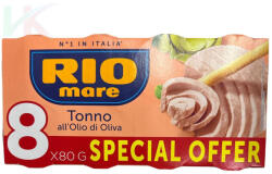 Rio Mare tonhal olívaolajban 8x80g