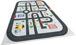 Budapes-Carpet Kft Kids Gyerek Szőnyeg 5301 Grey (Szürke) 100x200cm