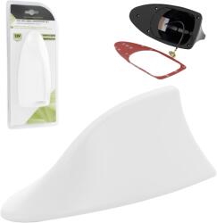 Carmotion Autó antenna cápa uszony Am Fm fehér öntapadós Shark Fin (58540WT)