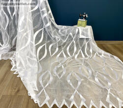 fuggonyoutlet Modern Hullám, fehér, 300x155 cm
