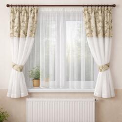 Markizeta Függöny és függöny szett Ines 300×160 elegáns nappali Dekoráció (ines firany)