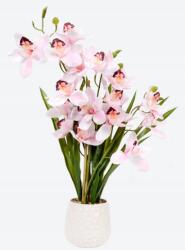  Mesterséges orchidea kerámia kaspóban Természetes hatás (3205155)