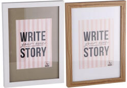 AdTrend Set 2 rame foto perete mdf maro, alb 50 x 70 cm (112398)