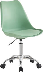 pakoworld Scaun de birou reglabil Gaston II, Mint, Verde, 48x57x77-90 cm (127-000202)
