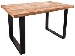Invicta interior Masa dining dreptunghiulara Iron Craft cu blat din lemn de mango, 140 cm (39874)