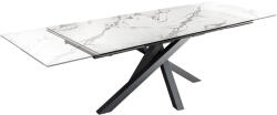 Invicta interior Masa de dining MARVELOUS 180-220-260cm ceramica aspect marmura alba (43842)