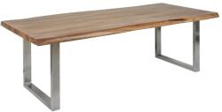 Invicta interior Masa dining dreptunghiulara Mammut cu blat din lemn de salcam si grosime de 6 cm, 240 cm (6040310)
