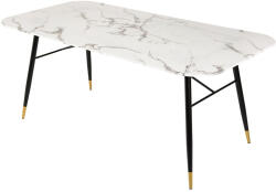 Invicta interior Masa dining dreptunghiulara Paris cu blat din sticla securizata, 180 cm (40845)