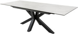 Invicta interior Masa de dining ETERNITY 180-225cm ceramica cu aspect de marmura si sticla securizata (6541218)