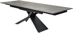 Invicta interior Masa de dining EUPHORIA 180-220-260cm ceramica aspect lava si sticla securizata (6540170)