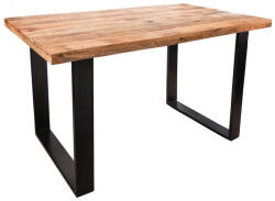 Invicta interior Masa dining dreptunghiulara Iron Craft cu blat din lemn de mango, 120 cm (39875)