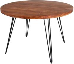 Invicta interior Masa de dining SCORPION din lemn de salcam, 120 cm (43668)