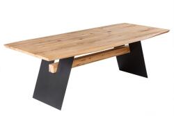 Invicta interior Masa dining dreptunghiulara Grand Oak cu blat din lemn de stejar, 200 cm (43390)