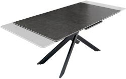 Invicta interior Masa de dining ALPINE 160-200cm ceramica aspect marmura antracit (43845)