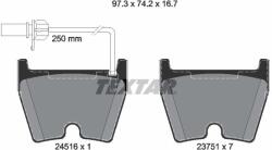 TEXTAR set placute frana, frana disc TEXTAR 2451601 (2451601)