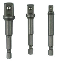Raider Set 3 adaptori patrati 1/4 HEX la 3/8 si 1/2 Raider HardWork ToolsRange (158904) Surubelnita