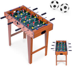 ECOTOYS Csocsóasztal, ECOTOYS HM237400, zöld/fa, 69 x 35, 5 x 61 cm, 18 játékos, 2 db labda, 6 krómozott rúd, csúszásgátló fogantyúk, kézi számláló (TF3719)