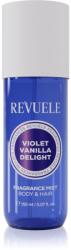 Revuele Violet Vanilla Delight Fragrance Mist brumă parfumată pentru corp si par pentru femei 150 ml