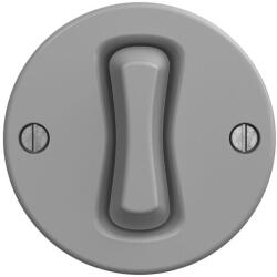 Reblig - Întrerupător retro intermediar fără ramă, nr. 7, gri (RG0050)