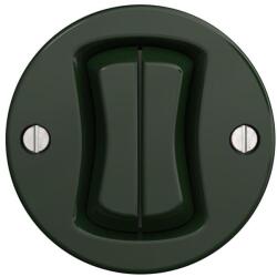 Reblig - Comutator retro fără ramă, în serie, nr. 5, verde (RG0056)