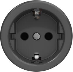 Reblig - Priză retro SCHUKO 230 V/16 A, fără ramă, antracit (RG0110)