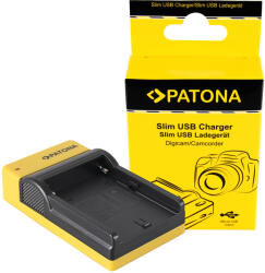Patona PT151525 NP-F970 Sony kompatibilis slim kivitel fényképezőgép akkumulátortöltő (PT151525)