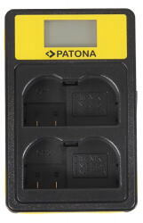 Patona PT141624 EN-EL15 Nikon kompatibilis dupla fényképezőgép akkumulátortöltő (PT141624)