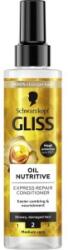 Schwarzkopf Balsam de Par Express Schwarzkopf Gliss Oil Nutritive, pentru Par Uscat si Deteriorat, 200 ml